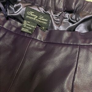 Terry Lewis Classic Luxuries Purple Pencil Skirt